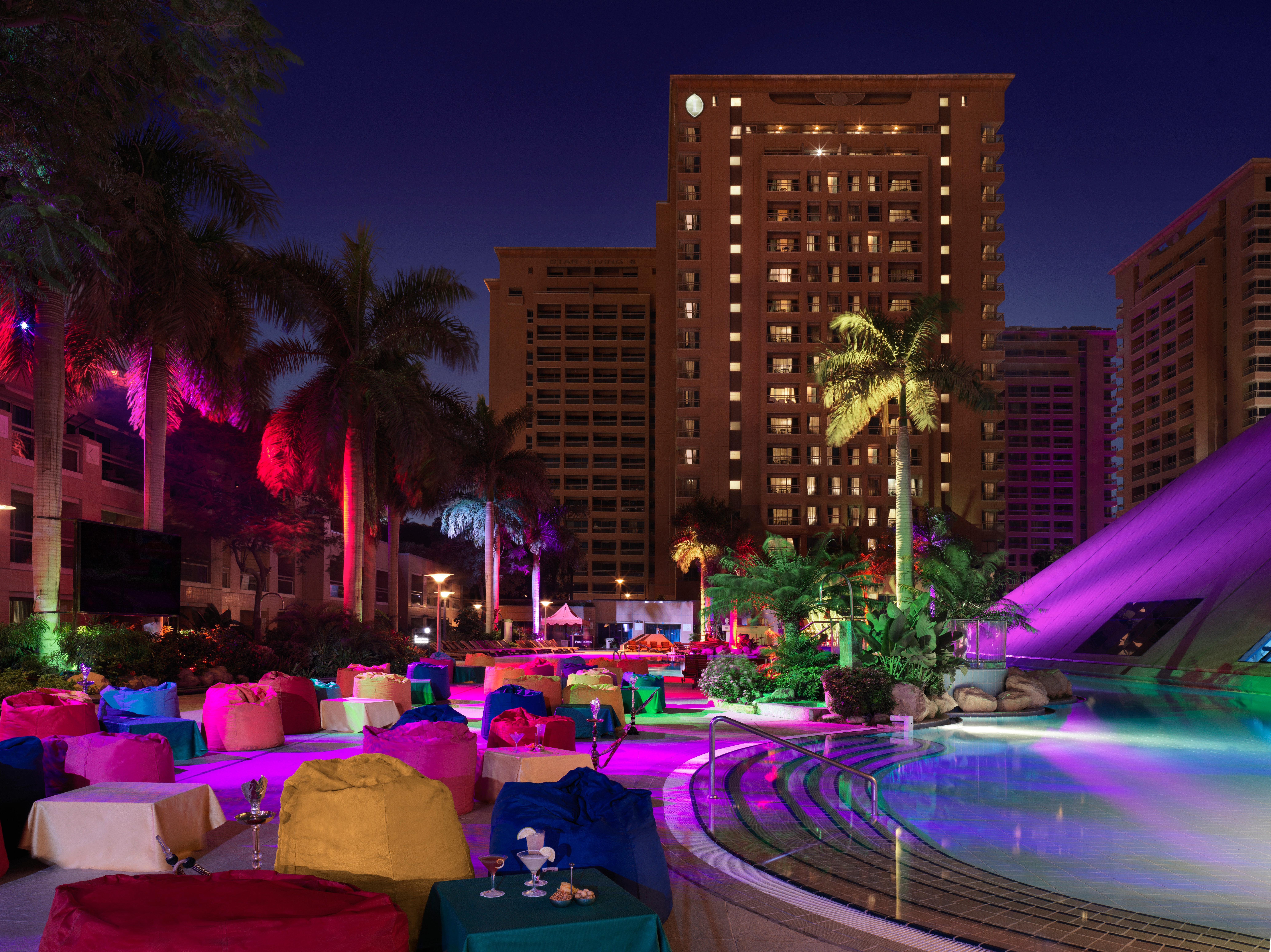 开罗城市之星洲际酒店 外观 照片 The pool at the Hard Rock Hotel